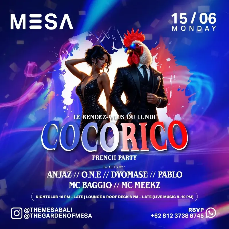 COCORICO | FRENCH PARTY | Table Booking