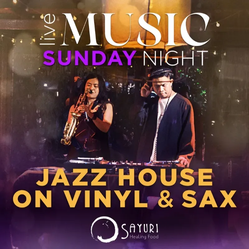 LIVE MUSIC SUNDAY NIGHT: Jazz House on Vinyl & Sax