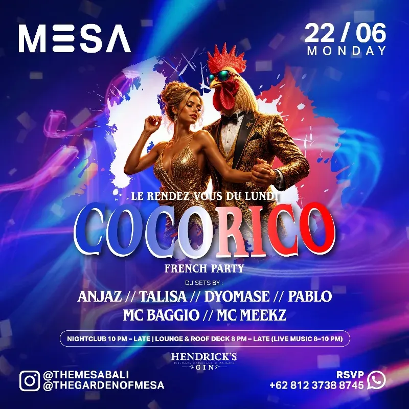 COCORICO | FRENCH PARTY | Table Booking