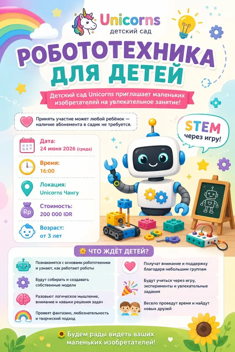 Увлекательное занятие по Робототехнике