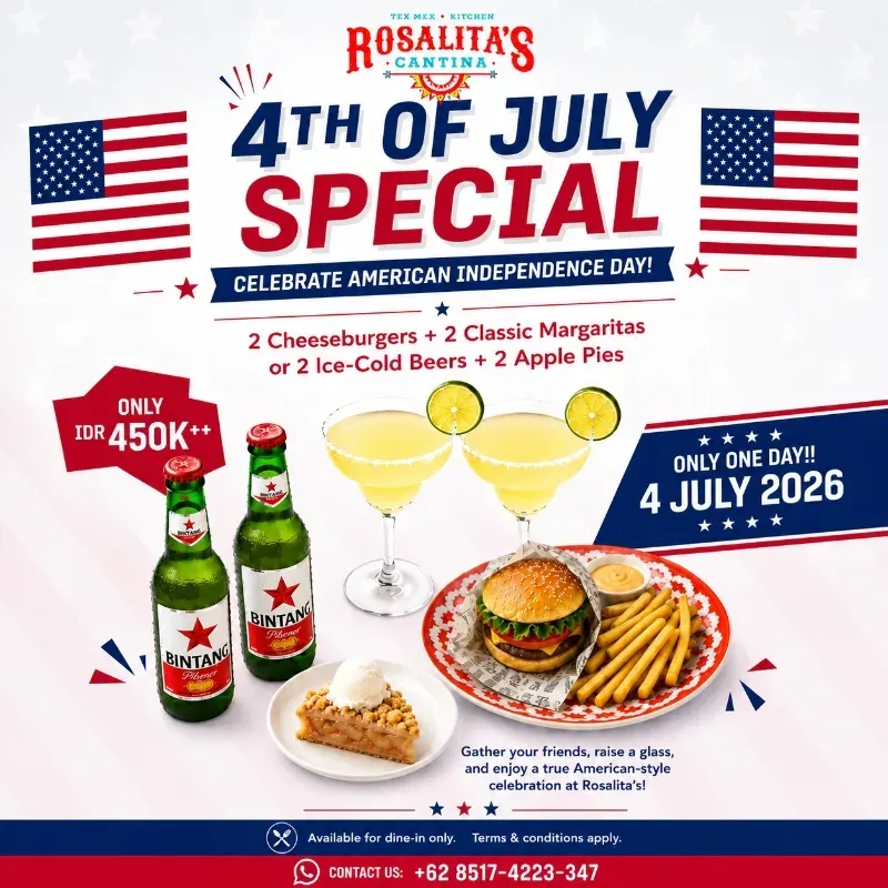 Rosalita's Cantina - Special Package American Independence Day