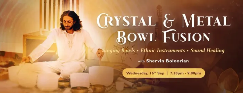Crystal and Metal Bowl Fusion