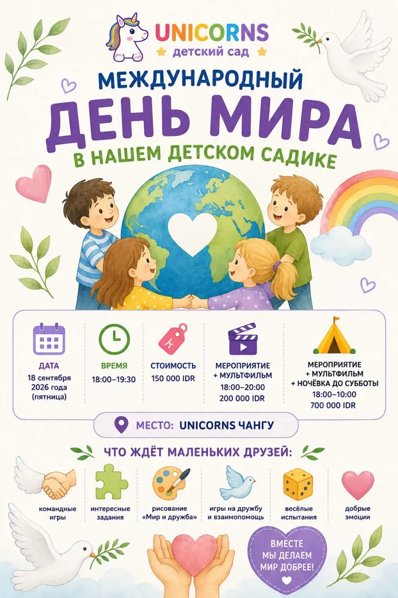 Международный День Мира в Нашем Садике