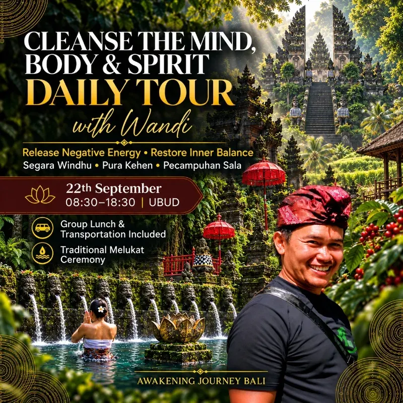 Cleanse The Mind, Body & Spirit - Sacred Melukat - Day Tour