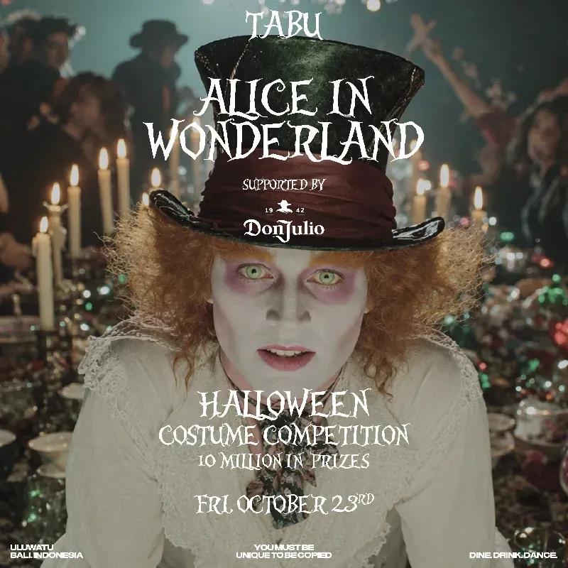 ALICE IN WONDERLAND - TABU FRIDAY 23