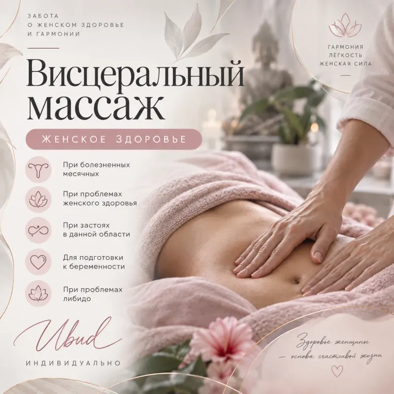 Висцеральный массаж. Женское здоровье