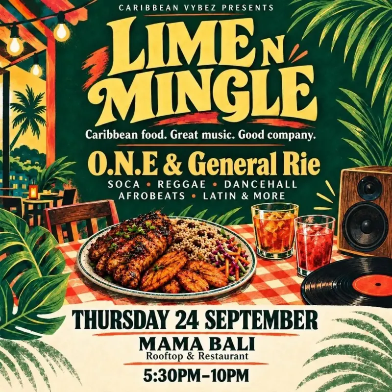 Карибская вечеринка LIME N MINGLE в Mama Bali