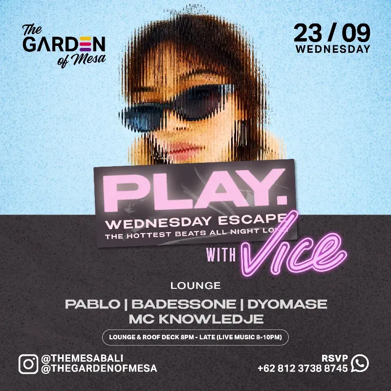 MESA | PLAY with Vice | TABLE BOOKING