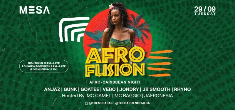 Afro Fusion: афро-карибская ночь в Mesa