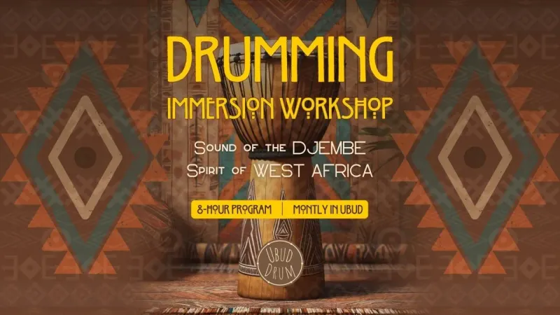 Drumming Immersion: мастер-класс по джембе в Убуде