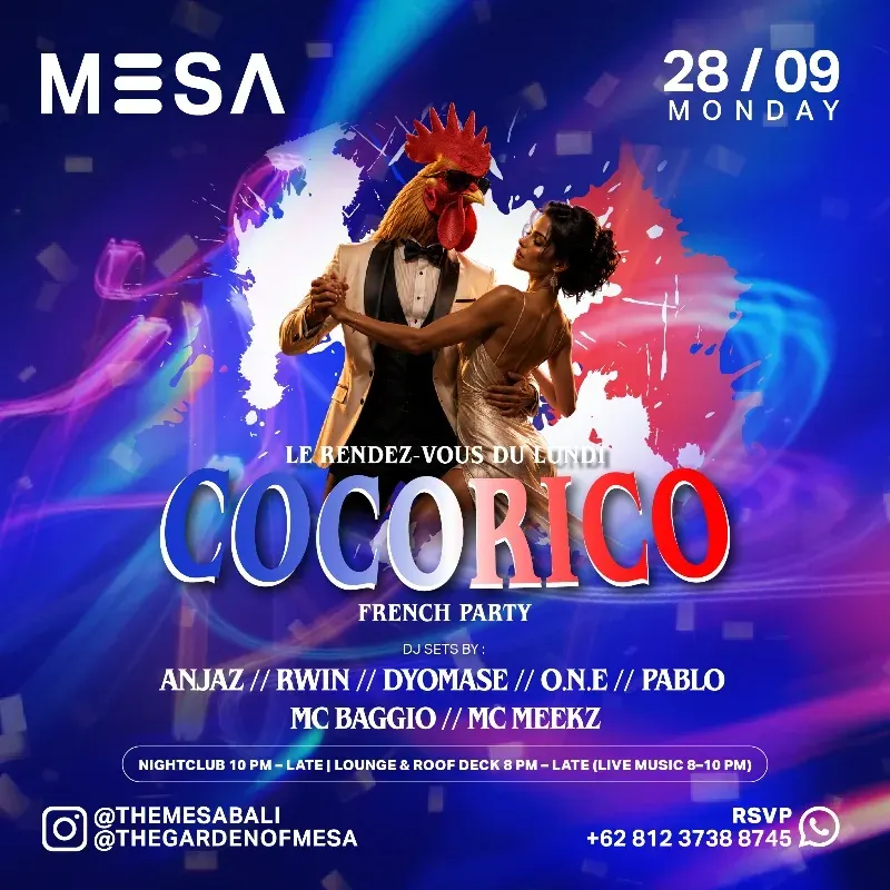 COCORICO | FRENCH PARTY | Table Booking