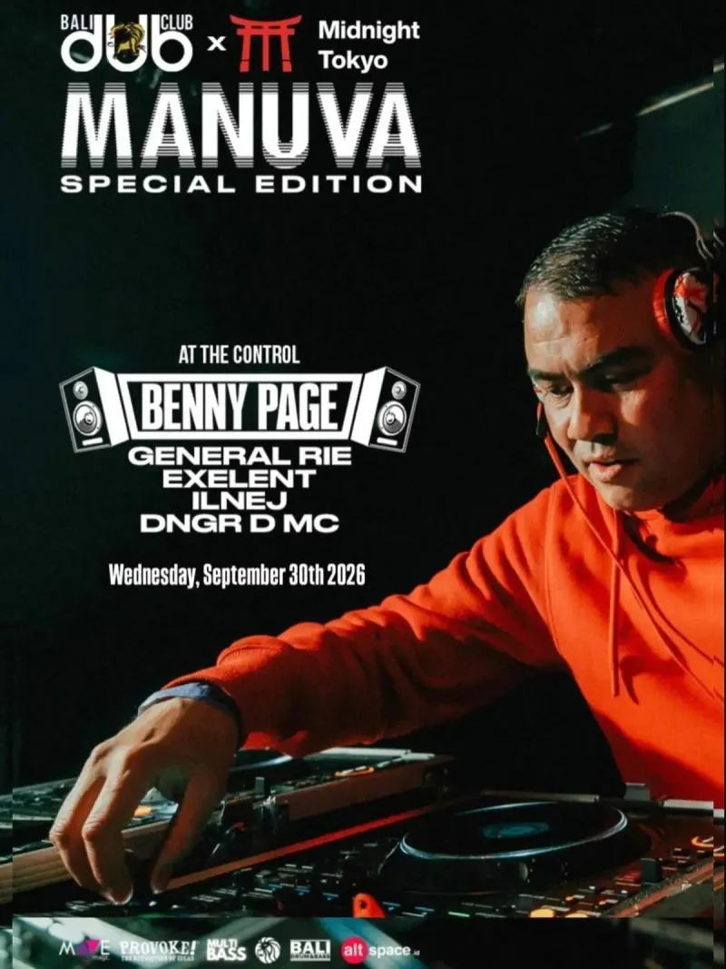 Вечеринка MANUVA с Benny Page в Midnight Tokyo