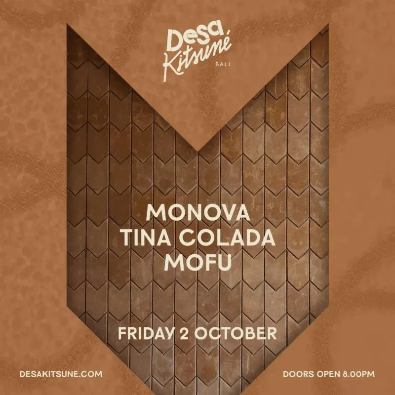 DJ Monova Tina Colada в Desa Kitsuné Bali