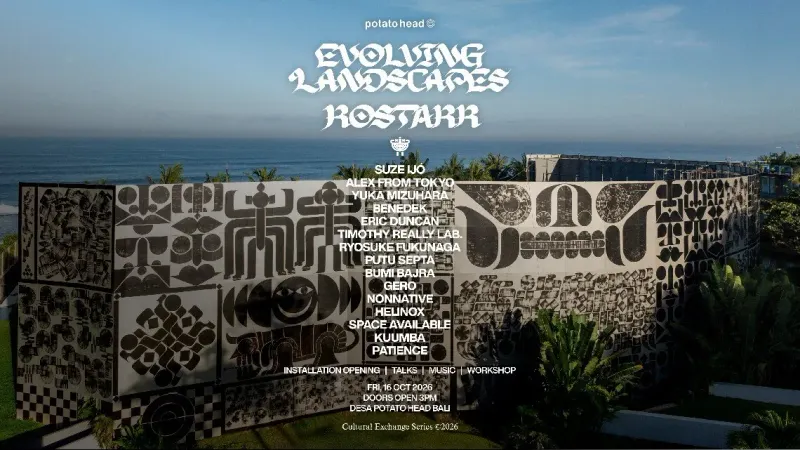Открытие Evolving Landscapes: Rostarr в Potato Head 16 октября
