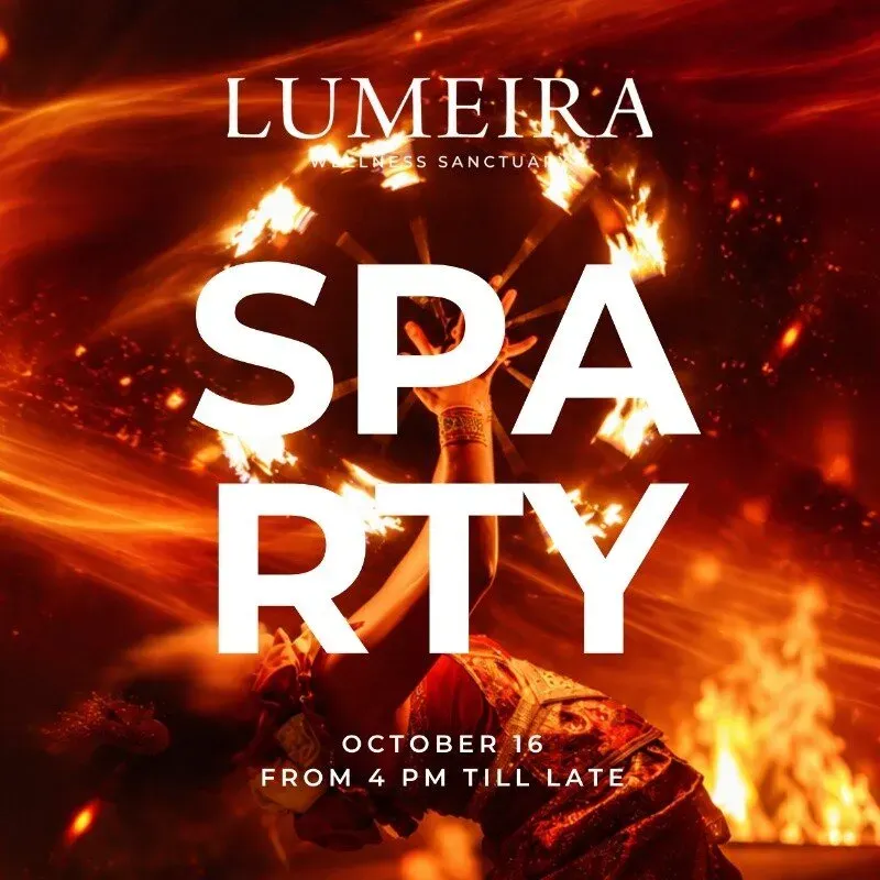 SPA-RTY: вечер в Lumeira 16 октября