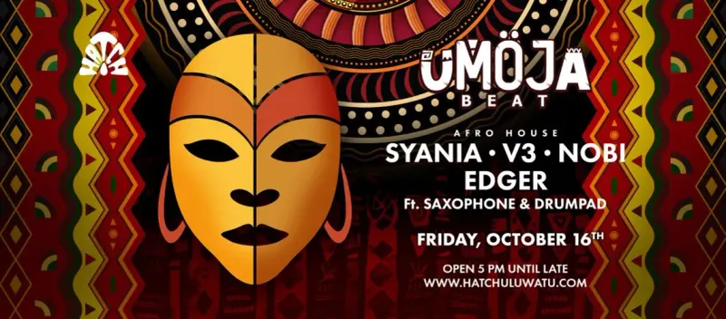 UMOJA BEAT: афрохаус в HATCH Uluwatu 16 октября