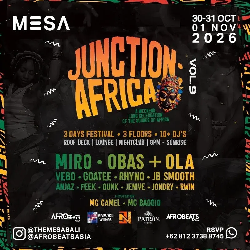 JUNCTION AFRICA Vol. 9 в MESA Bali 30 октября — 1 ноября