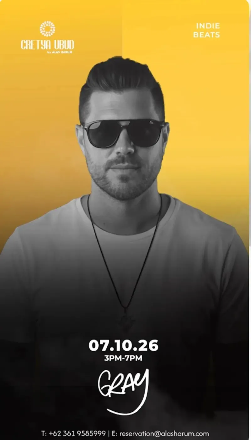 Выступление DJ Gray в Cretya Ubud