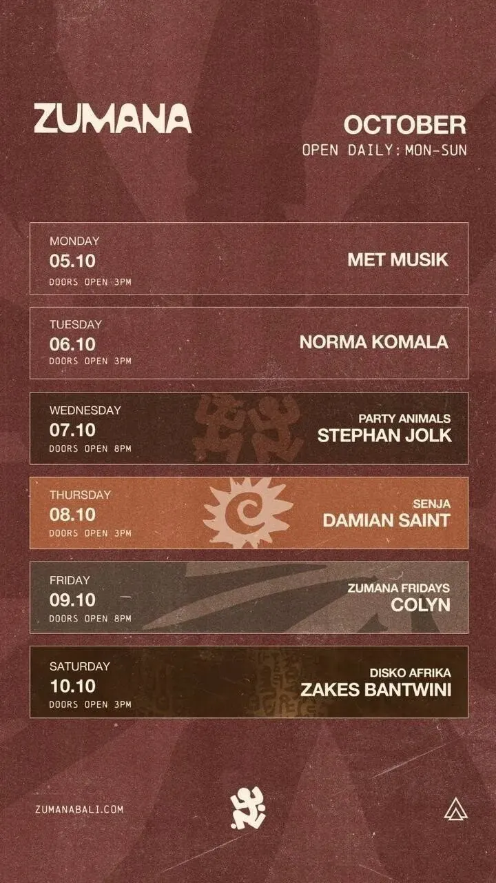 Zakes Bantwini в Zumana Bali 10 октября