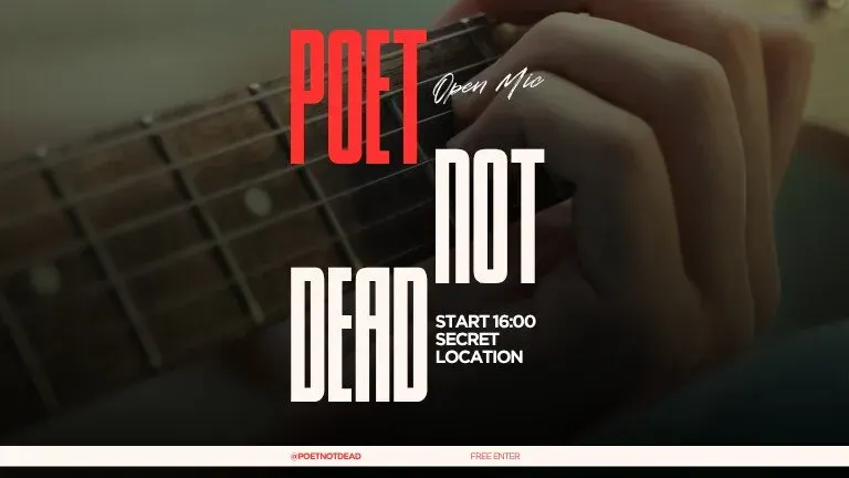 Poet Not Dead - поэтический/музыкальный open mic