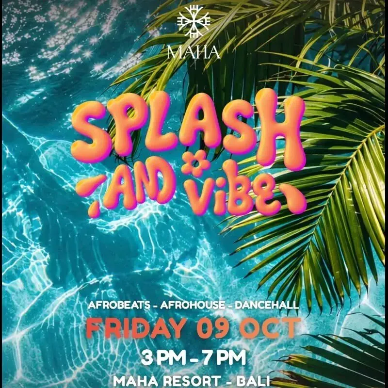 Splash & Vibes — вечеринка у бассейна в Maha Resort 9 октября
