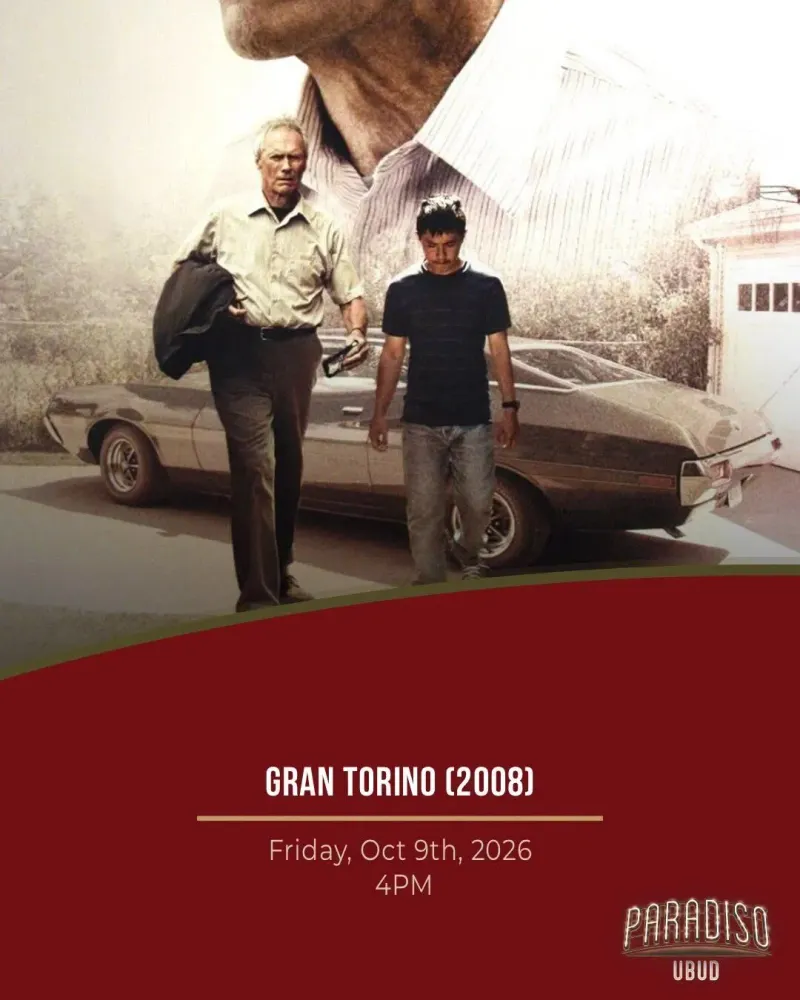 Кинопоказ Gran Torino в Paradiso Ubud 9 октября