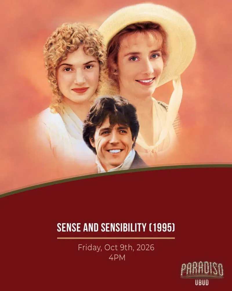 Кинопоказ Sense and Sensibility в Paradiso Ubud 9 октября