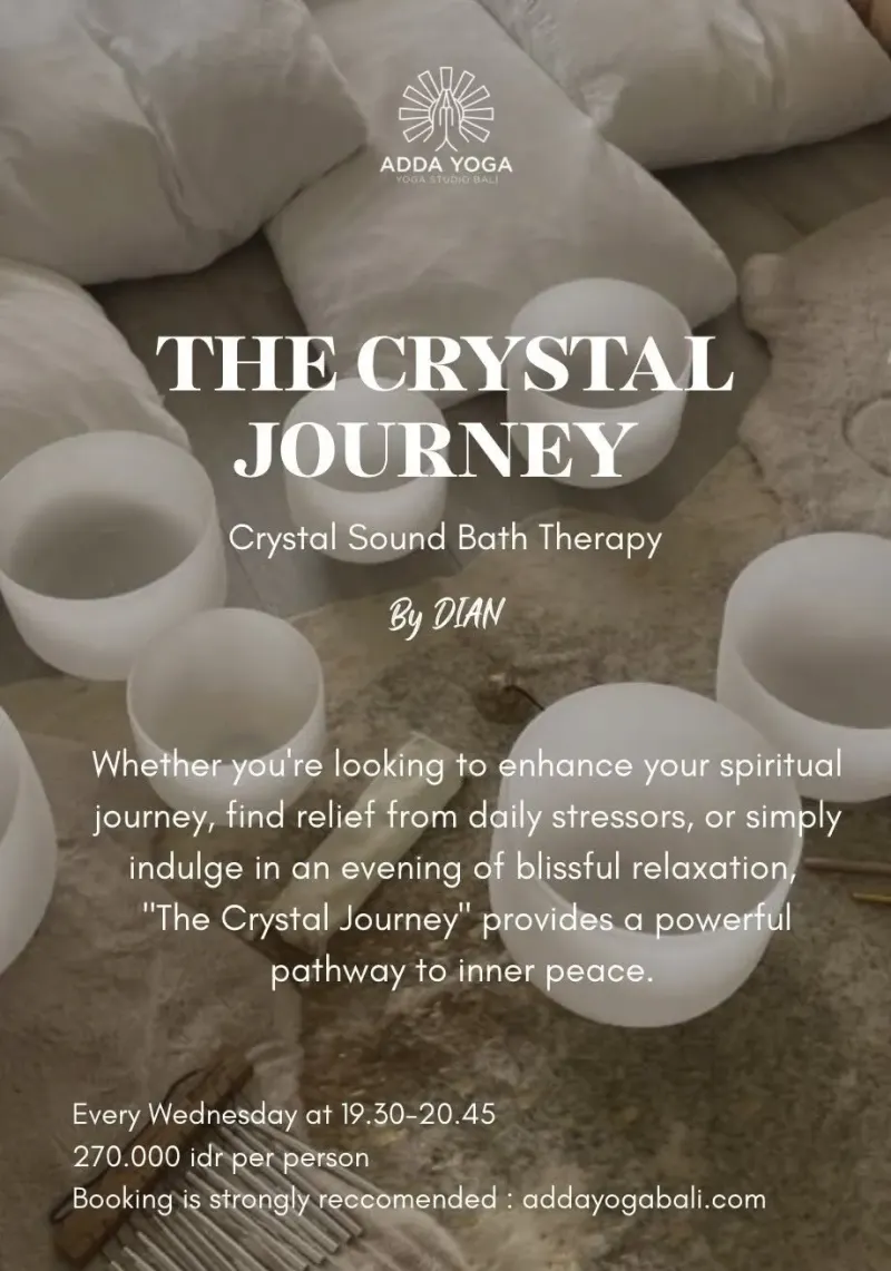 The Crystal Journey: звуковая медитация в ADDA YOGA Canggu 14 октября