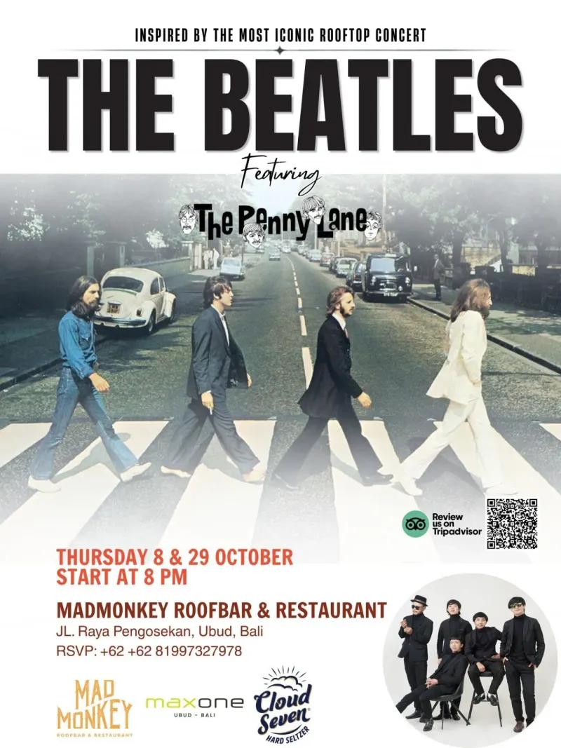 Трибьют The Beatles с группой The Penny Lane в Убуде