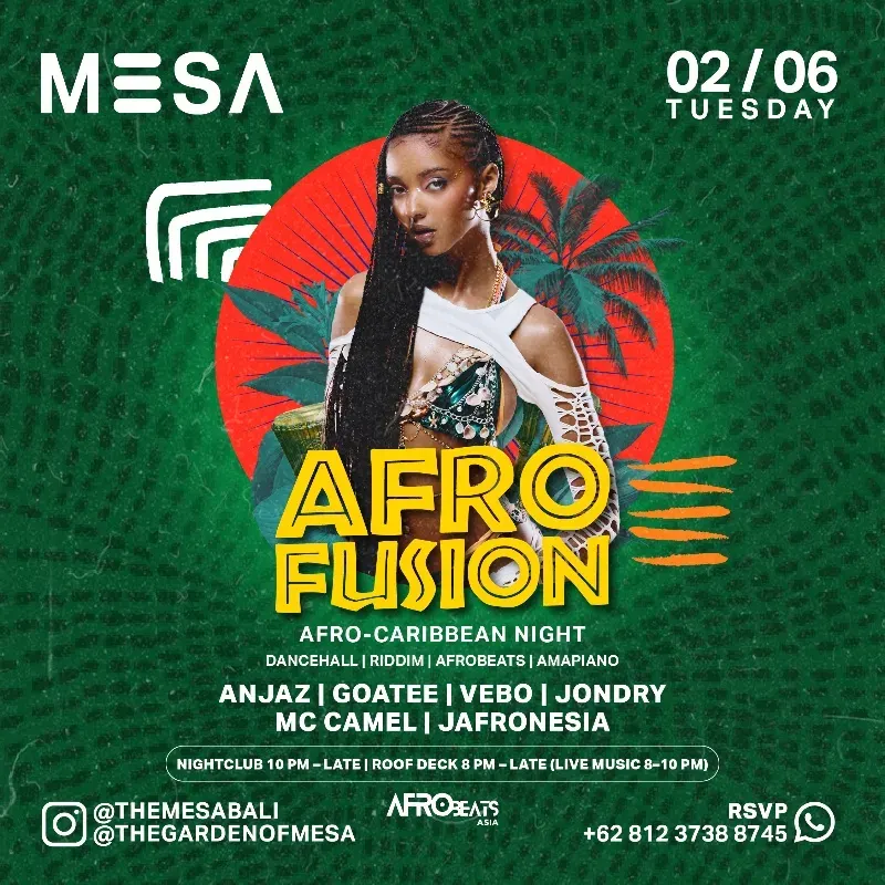 MESA | AFRO FUSION | TABLE BOOKING
