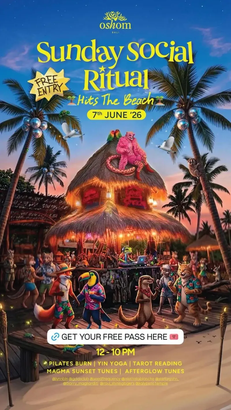 Воскресный фестиваль в Oshom Bali