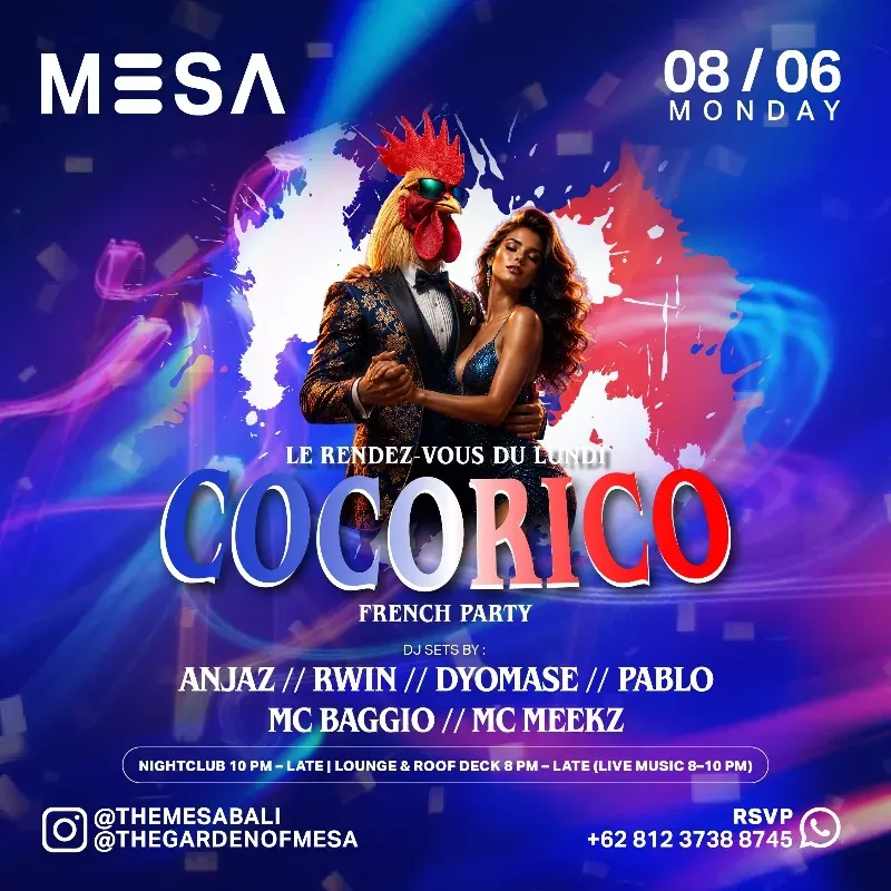 COCORICO | FRENCH PARTY | Table Booking