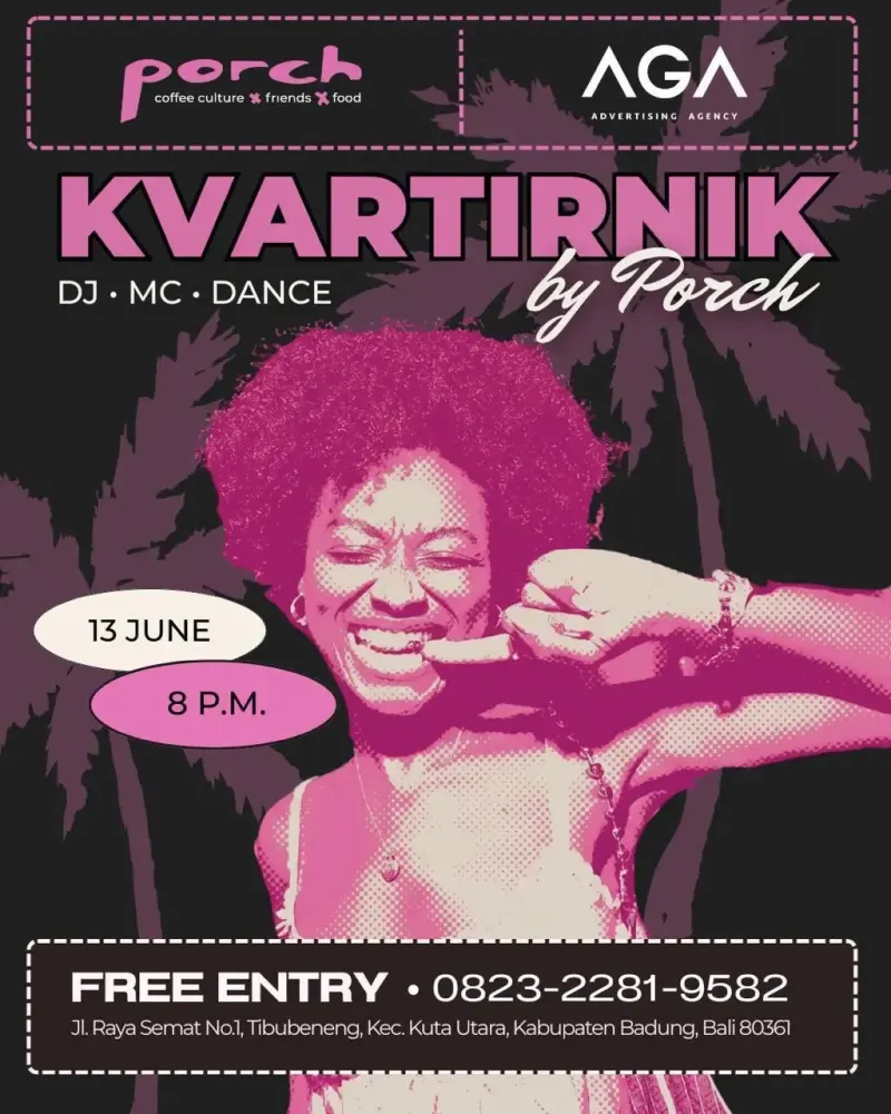 Квартирник в Porch Kitchen & Bar Bali